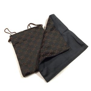 Gucci Jewelry Watch GG Polishing Cloth & Pouch Set